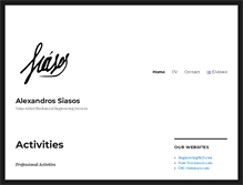 Tablet Screenshot of alexsiasos.com